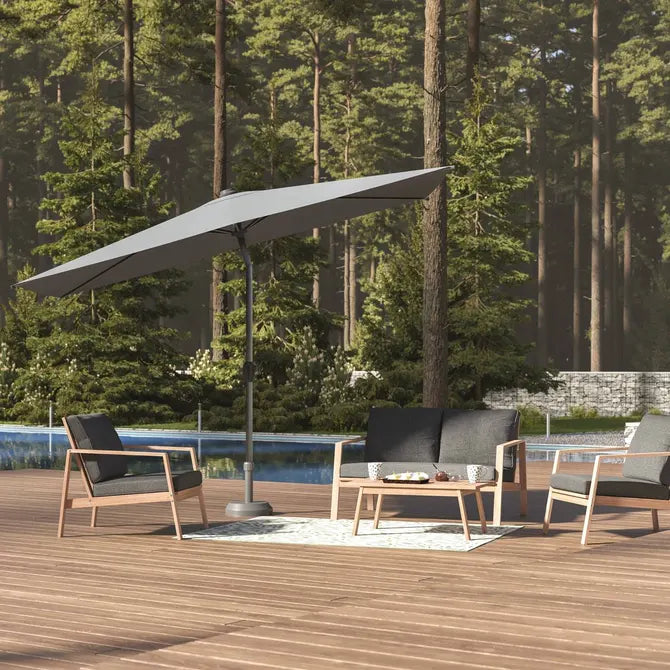 Прав накланящ се чадър Hesperide Loompa, 2x3 m