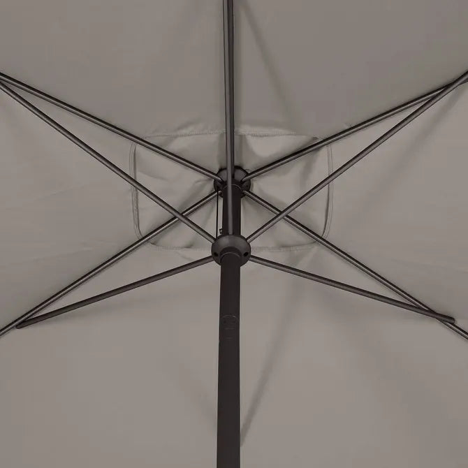 Прав накланящ се чадър Hesperide Loompa, Махагон, 2x3 m