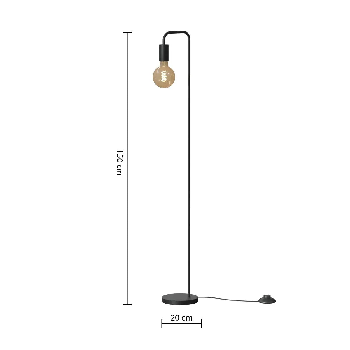 Lampion atmosferă Keli, Metal, 150 cm