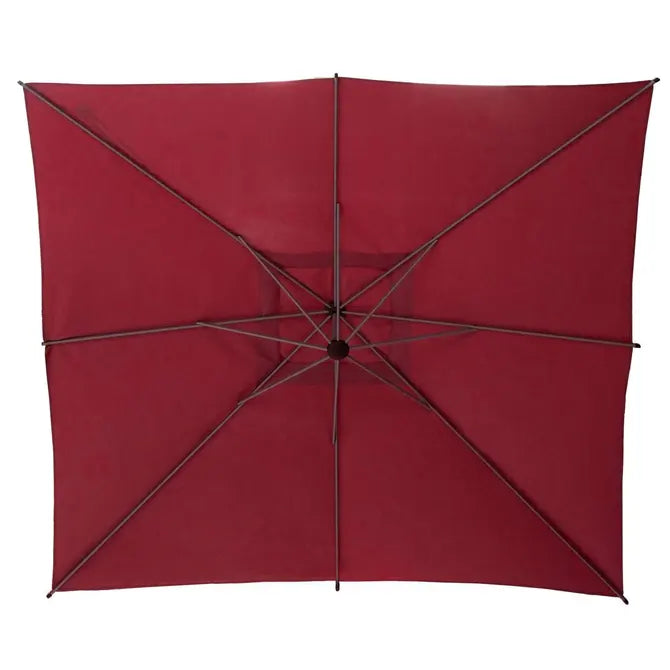Градински чадър със странична стойка Hesperide Manoa, Бордо, 2.5x2.5 m