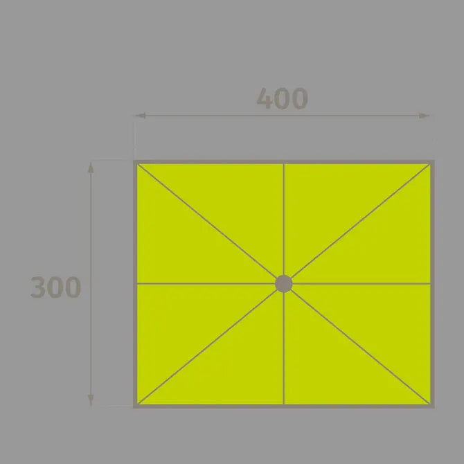 Резервно платно за чадър Hesperide Equador, качествено защитно платно за употреба на открито