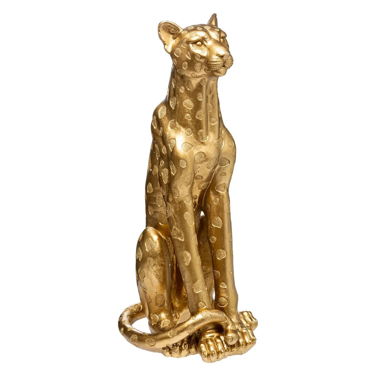 Figură decorativă Leopard cu atmosferă, Rășină, 90 cm