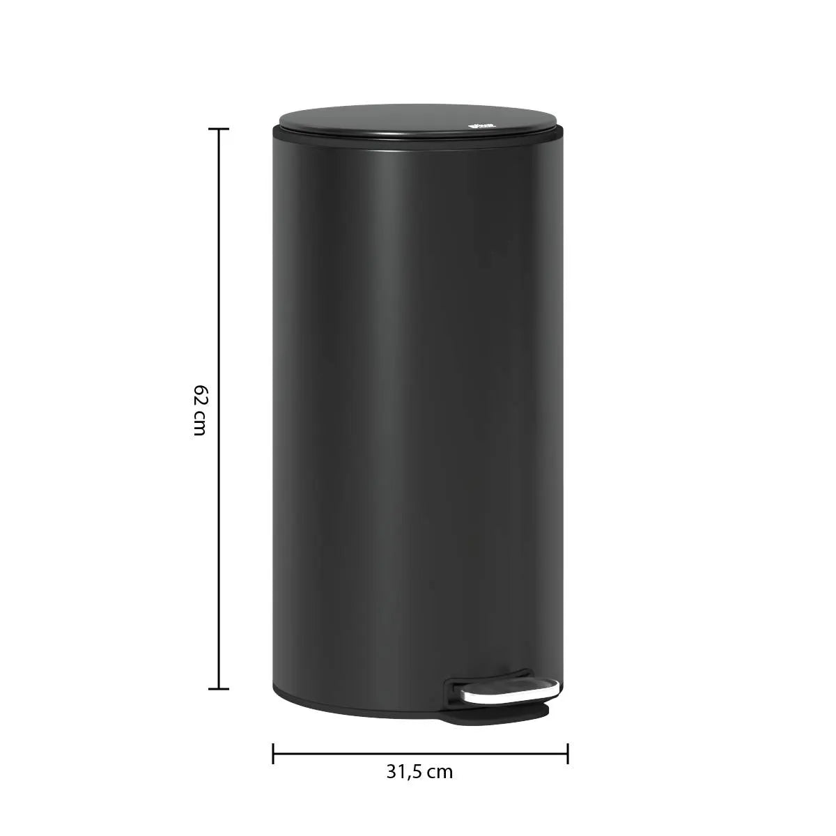 Coș 5five Delta, Argile, Metal, 30 L