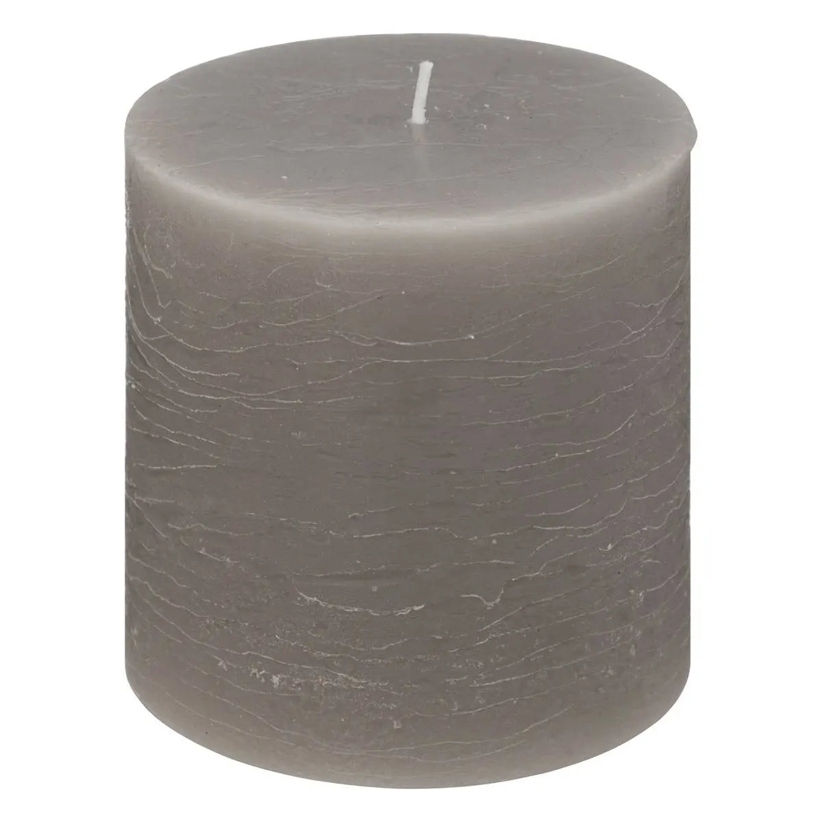 Lumânare neparfumată Atmosphera Olia, Rotundă, 10x10 cm