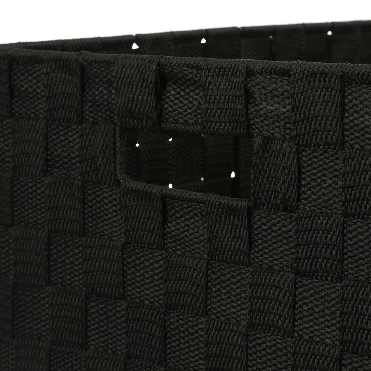 Set de 4 coșuri de depozitare 5five Lise, alb și negru