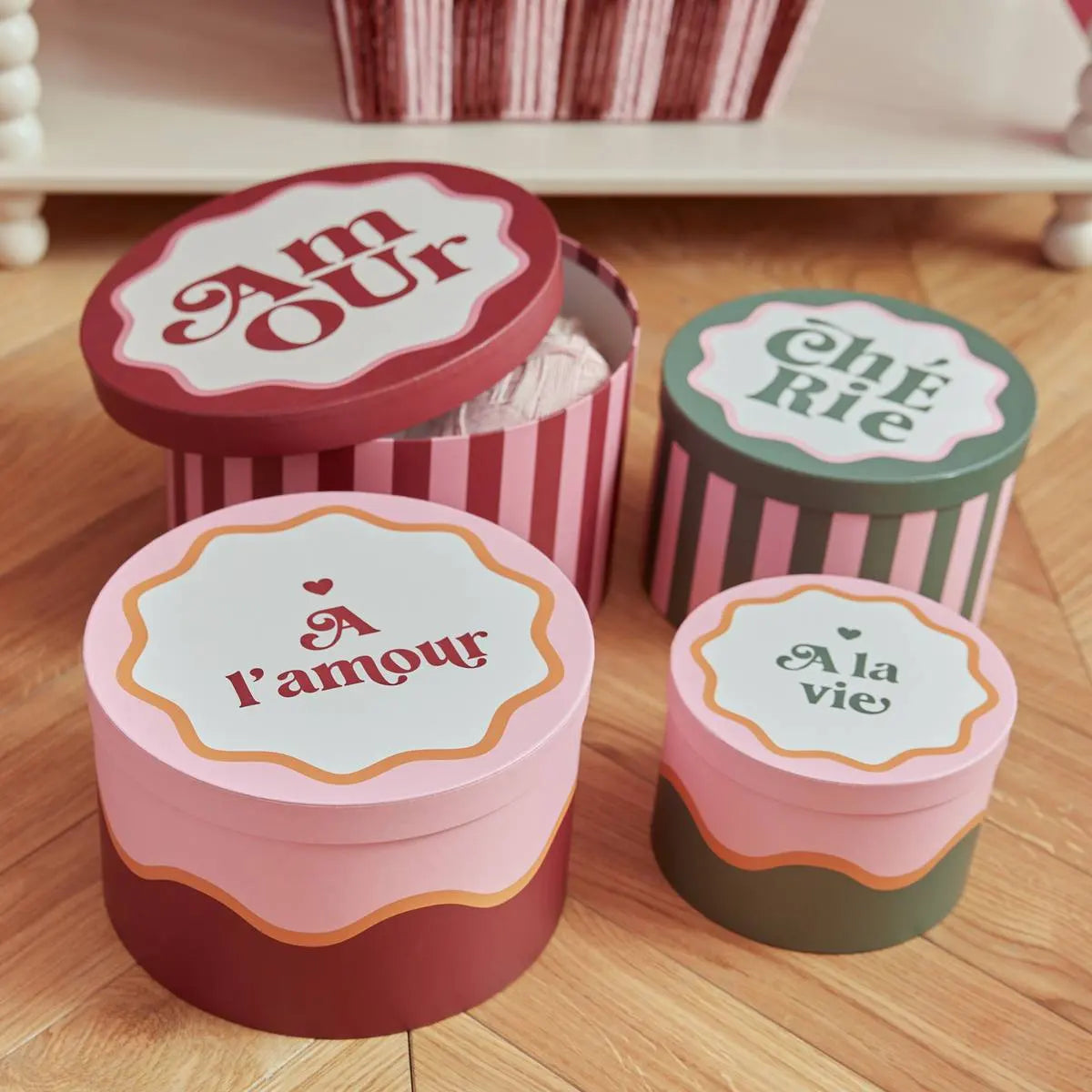 Cutie de depozitare Atmosphera Cheri, 4 buc.