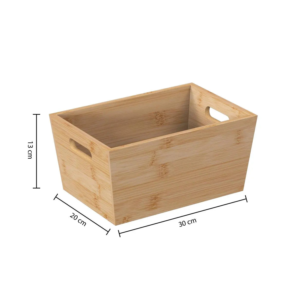 Coș de depozitare 5five, Bambus, Înclinat