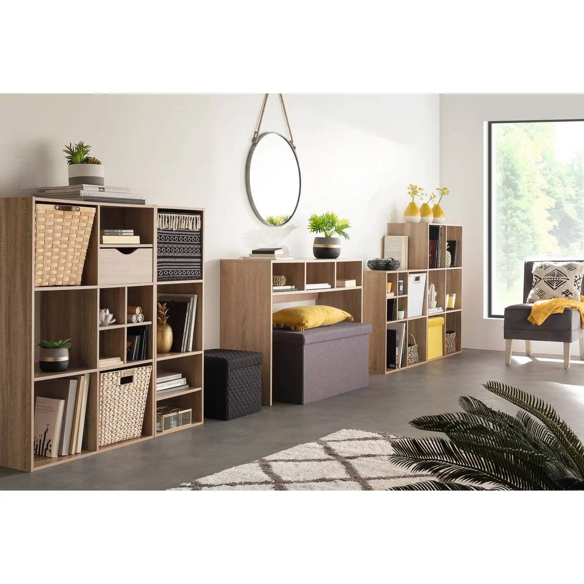 Canapea dublă pliabilă 5five Mix & Modul, 76 cm