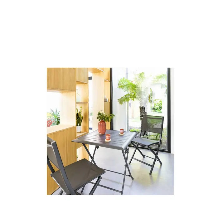 Masă pătrată de grădină Hesperide Azua, Grafit