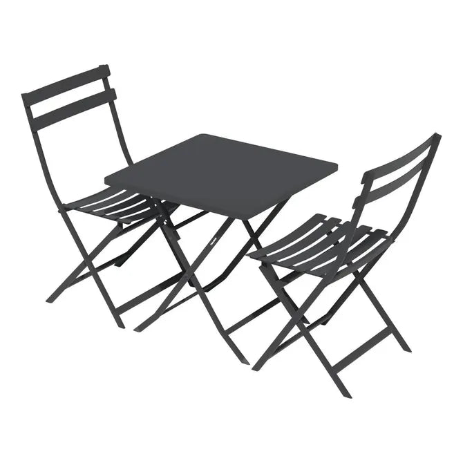 Masă de grădină pătrată Hesperide Greensboro, grafit