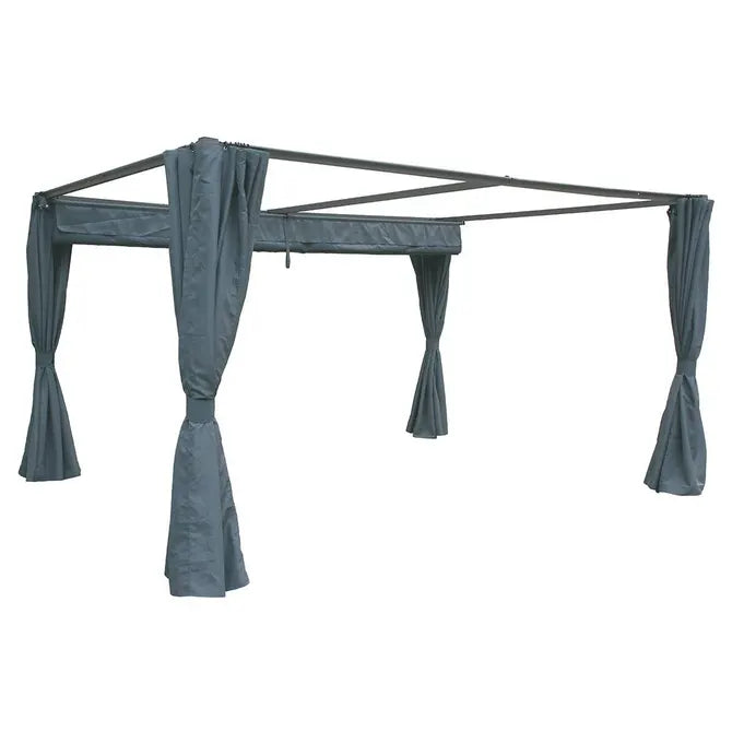 Беседка Hesperide Palmeira, Алуминий, Цвят Шисти, 3x4 m