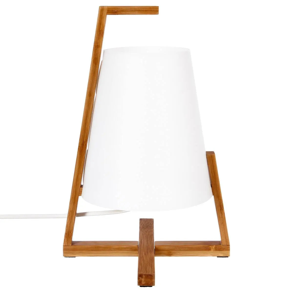 Lampă de noapte Atmosphere Gong, 32 cm, bambus