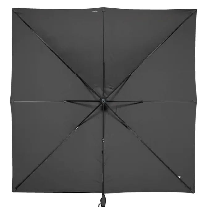 Градински чадър със странична стойка Hesperide Cayo, Цвят Шисти, 3x3 m