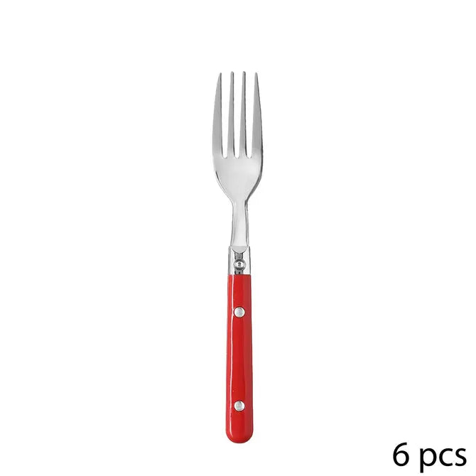 Комплект прибори Secret de Gourmet Bistrot, Със стойка, 24 части