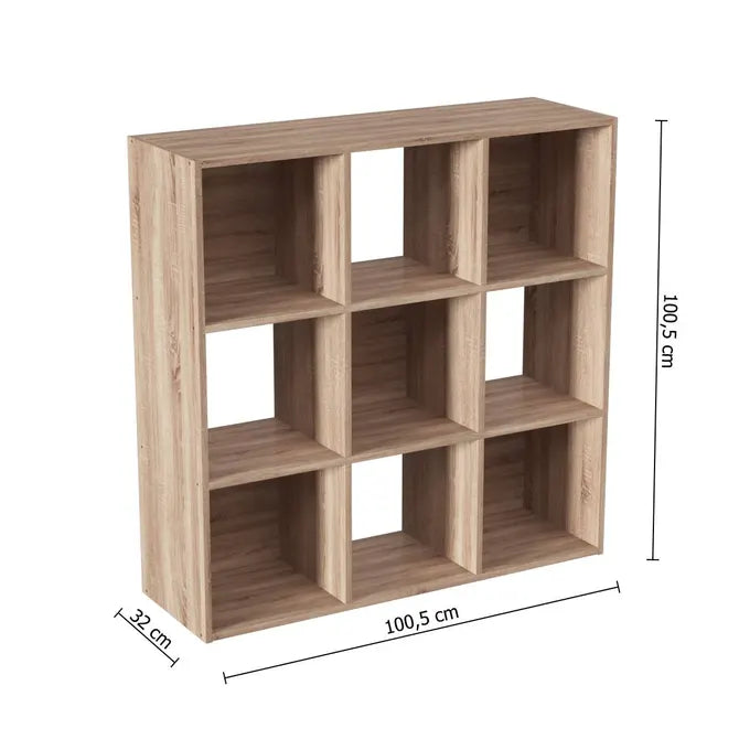 Рафт 5five Mix'n Modul, 9 отделения, MDF, 101x32x101 cm