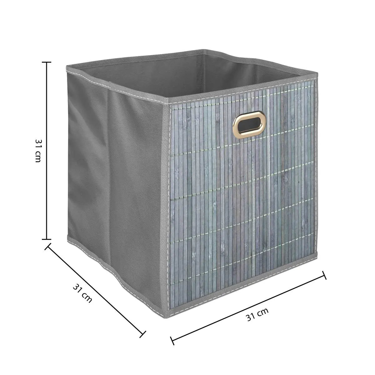 Coș de depozitare 5five, Bambus, 31x31 cm