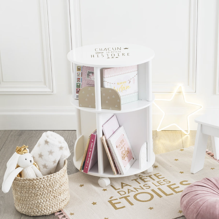 Bibliotecă rotativă pentru copii Atmosphera, MDF