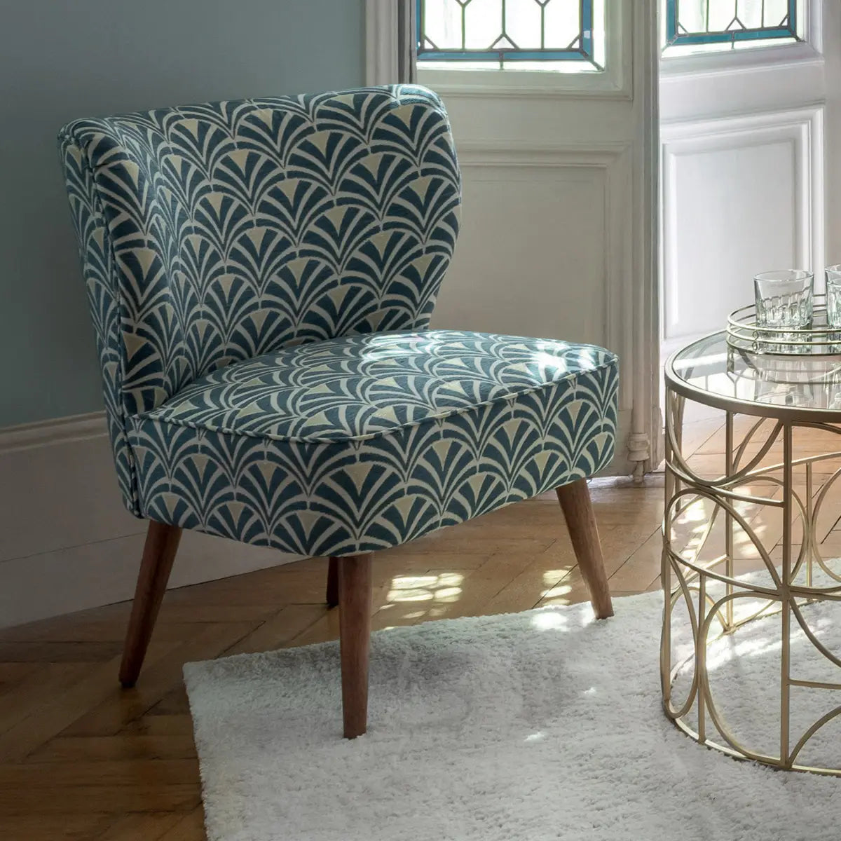 Fotoliu Kiara, albastru