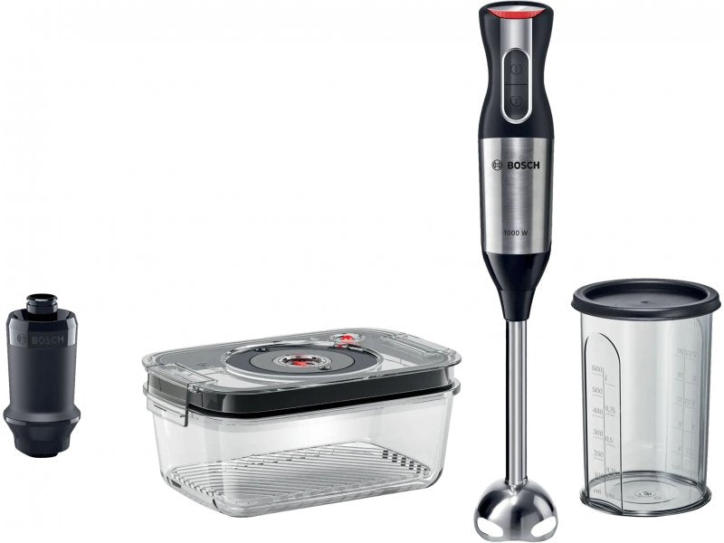 Blender Bosch ErgoMixx MS6CM61V2, Oțel inoxidabil, Negru