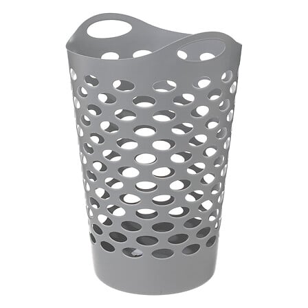 Кош за пране 5five Pearl, Полиетилен, 60L, Сив