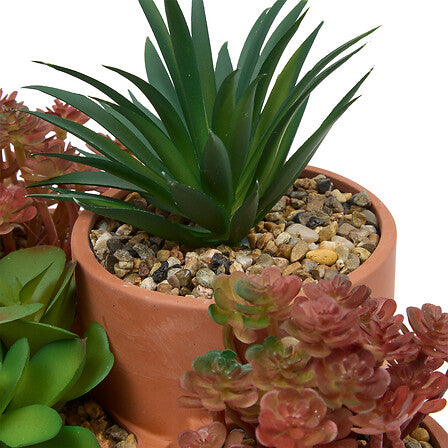 Plantă artificială Atmosphera Wonj Succulent, 20 cm