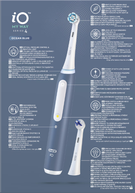 Periuță de dinți electrică Oral-B iO My Way Teens 818626, Gri