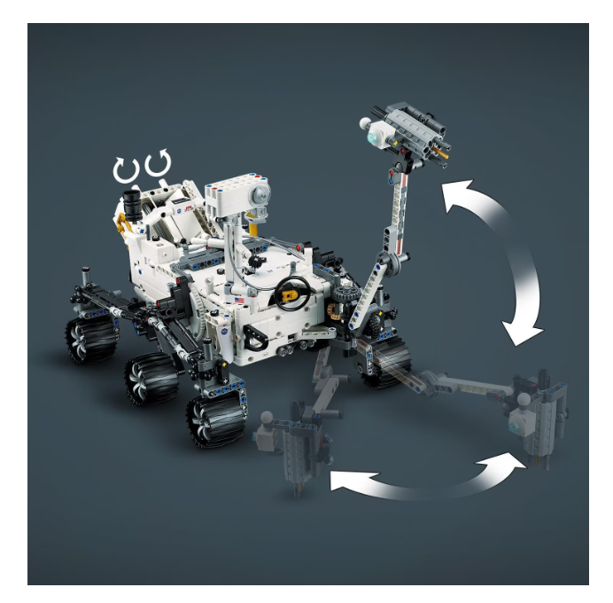 LEGO® Technic - Roverul marțian NASA Perseverance 42158, 1132 de piese