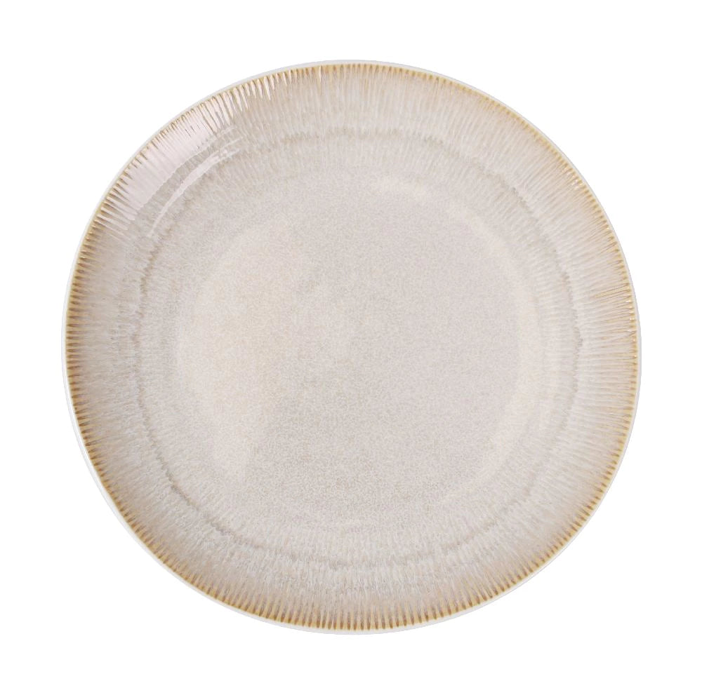 Farfurie principală LA MEDITERRANEA Calobra Cream, 26 cm, porțelan