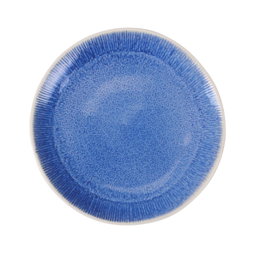 Farfurie pentru desert LA MEDITERRANEA Calobra Blue, 21 cm, portelan