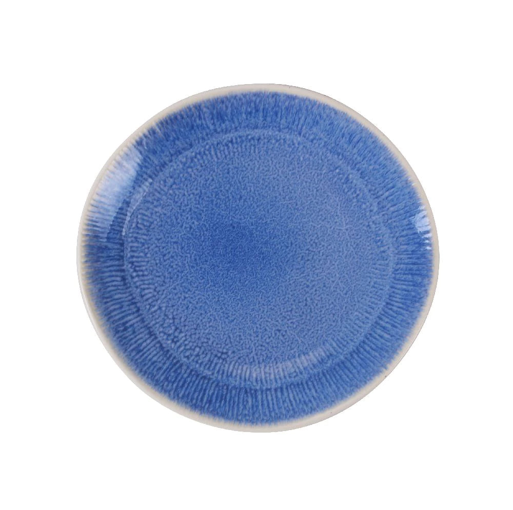 Farfurie desert LA MEDITERRANEA Calobra Albastră, 17cm, porțelan