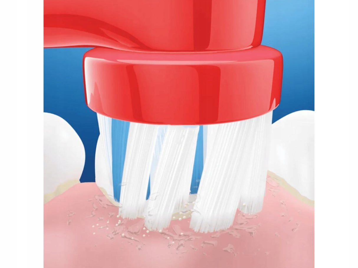 Periuță de dinți electrică pentru copii Oral-B Vitality Pro Kids, Mașini, Roșu