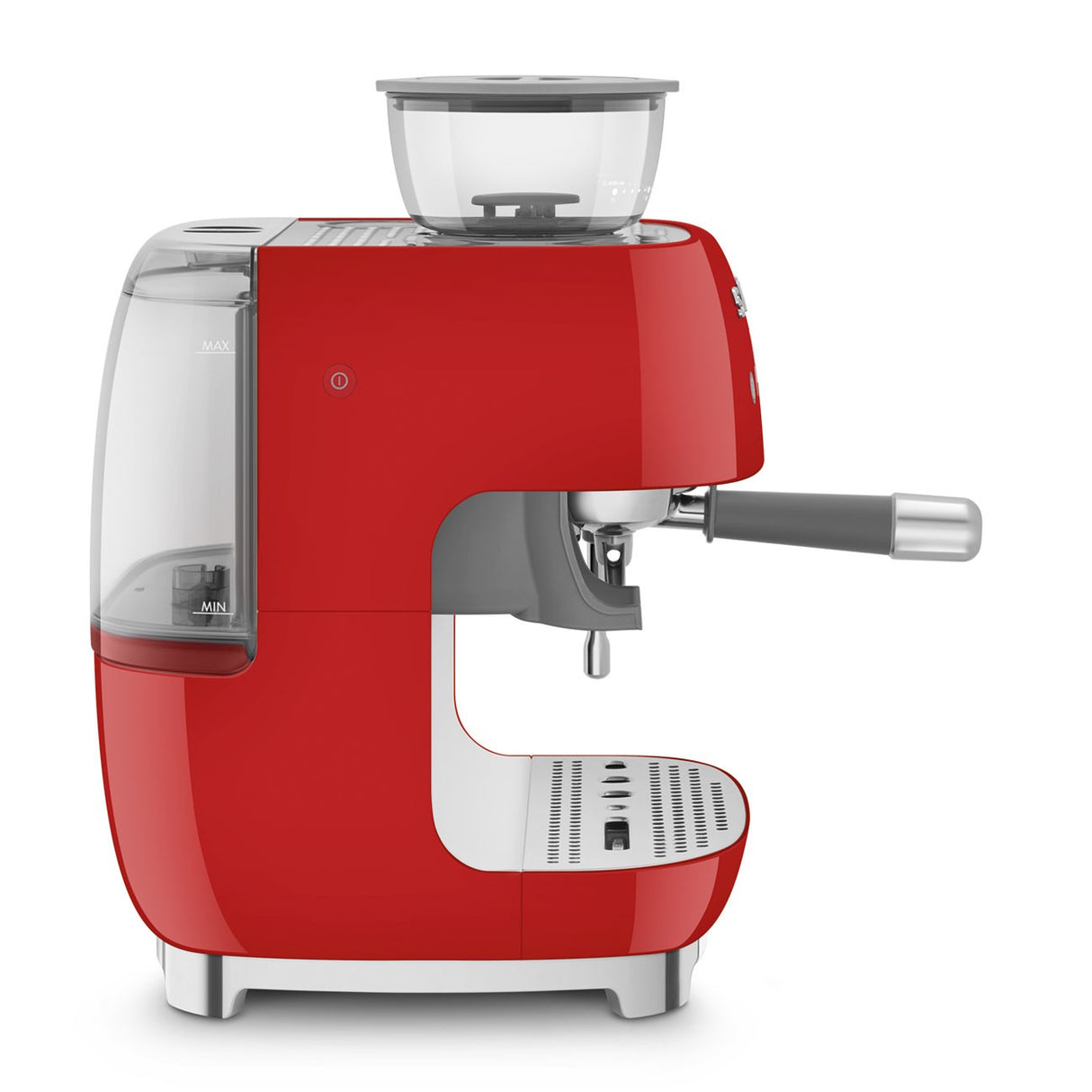 Espressor cu râșniță de cafea Smeg EGF03RDEU, 1650 W, 15 bar, Roșu