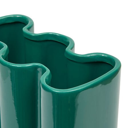 Vază Atmosphere Flow, ceramică, verde, 25 cm