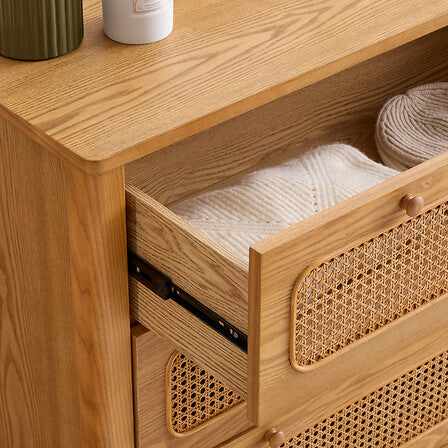 Comodă Atmosphera Tiria, 3 sertare, 90x45x85 cm, MDF