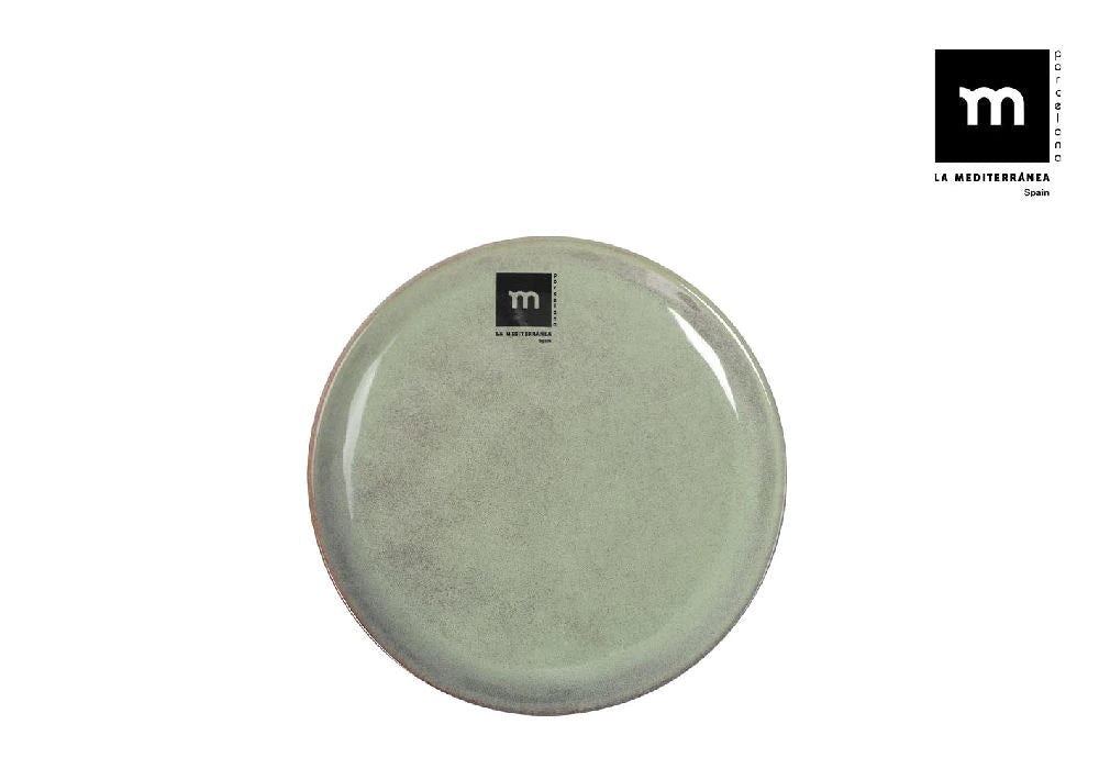 Farfurie pentru desert LA MEDITERRANEA Macarella Green, 16 cm, portelan