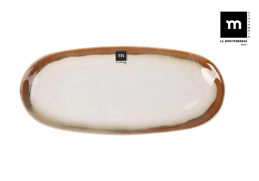 Platoul oval LA MEDITERRANEA Fustam, Porțelan