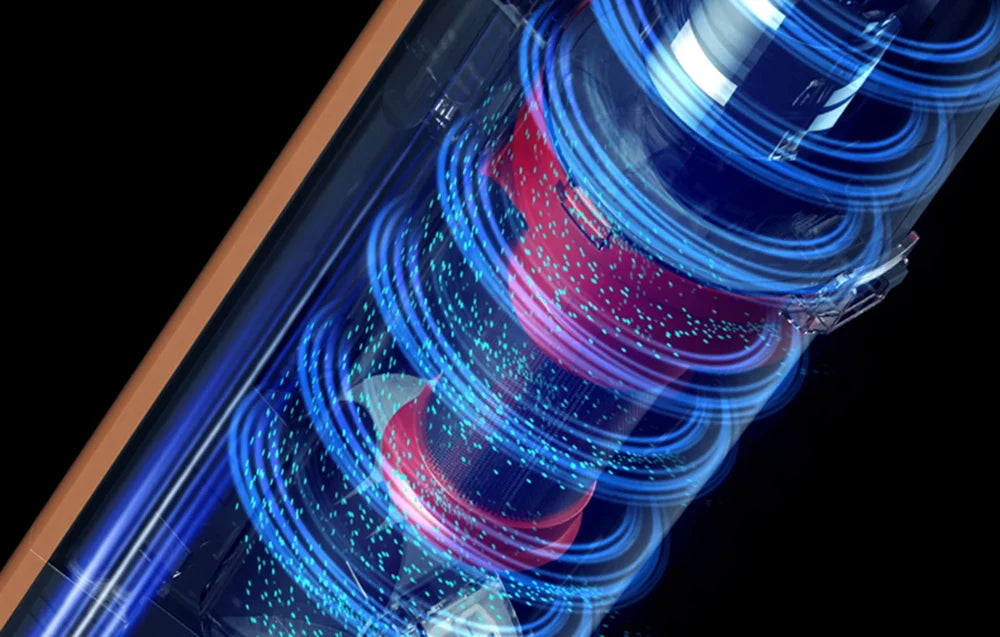 Aspirator vertical Deerma VC31, 180W, 15 kPa, recipient de praf 600 ml, auriu