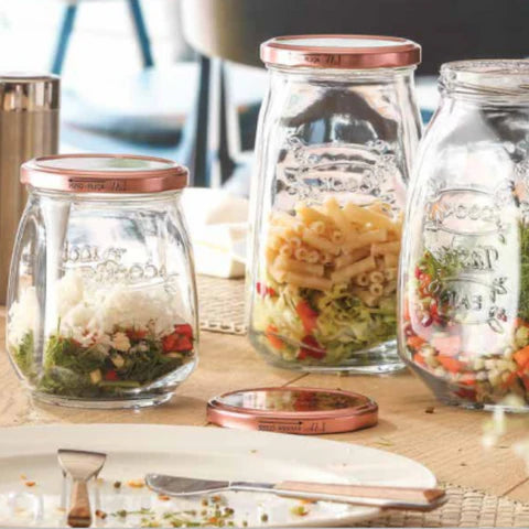 Borcan de sticlă cu capac LAV Tasty, 550 ml, 12 buc.