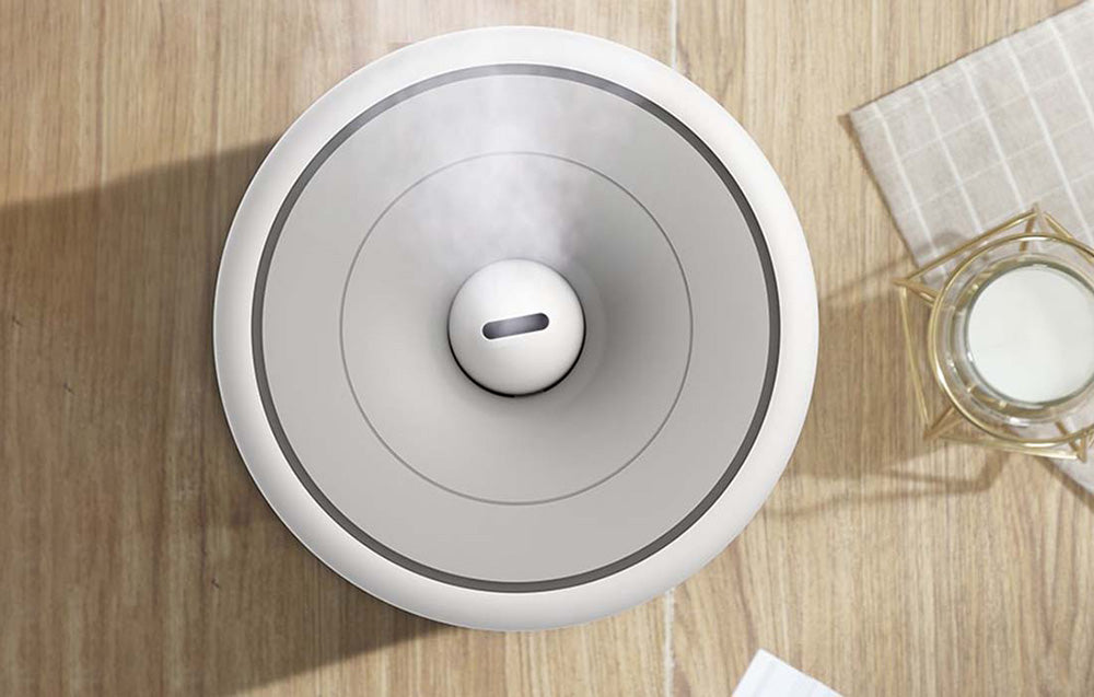 Umidificator de aer cu ultrasunete Deerma F628S, 25W, 5L, filtru UV, aromaterapie, alb