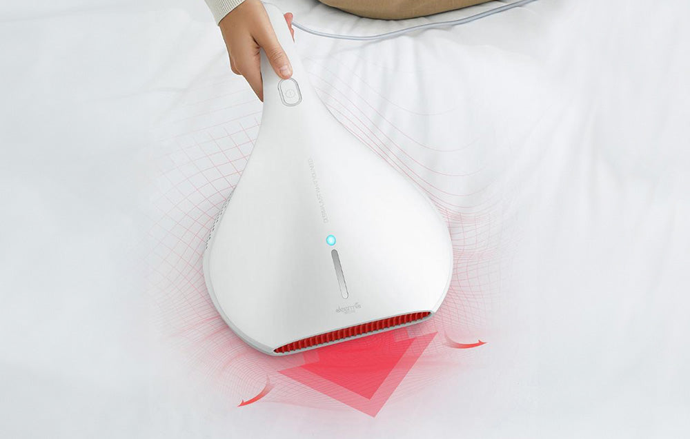 Aspirator de mână Deerma, CM800, 450W, anti-acarieni, lumină UV, 13000Pa, alb