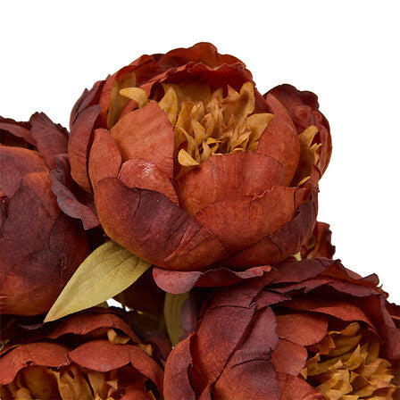 Buchet decorativ de bujori Atmosphera Fria, asortate, 53 cm