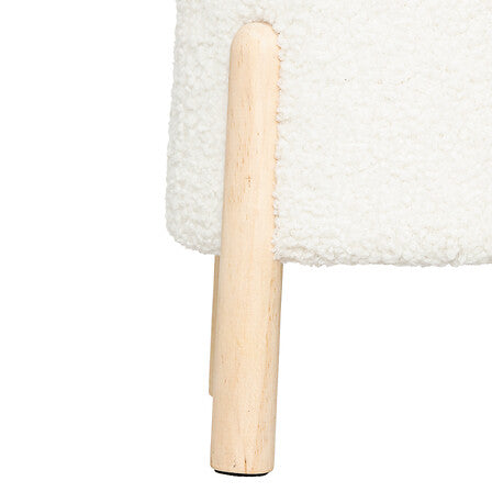 Scaun atmosferă Inuit, Boucle, Alb