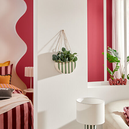 Plantă artificială Atmosphera Chéri suspendată, 27 cm, diverse specii