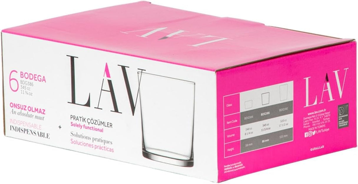 Set de boluri pentru desert LAV Bodega, 255 ml, 6 buc.