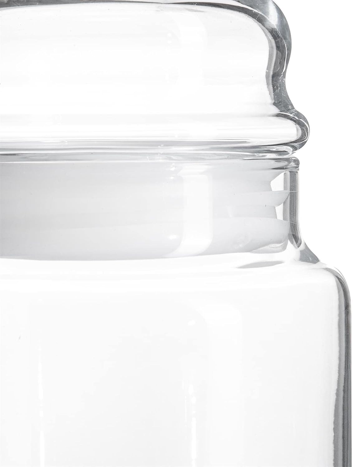 Borcan de sticlă cu capac pentru depozitare LAV Sera, 635 ml, 2 buc.