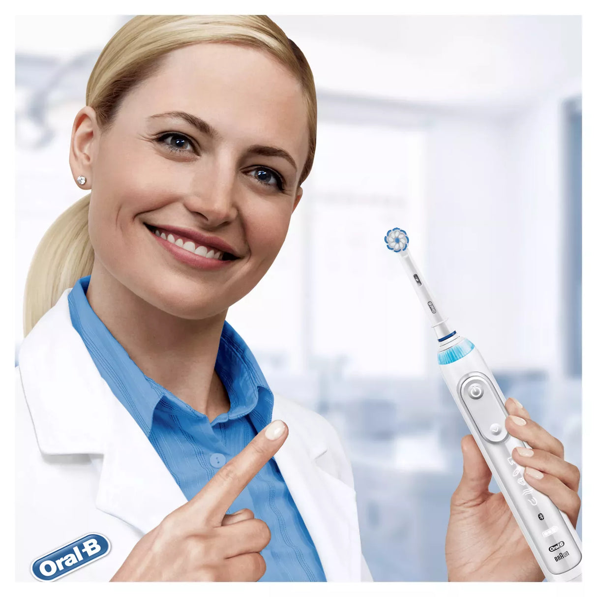 Periuță de dinți electrică Oral-B Genius X 20100S 247166, Albă