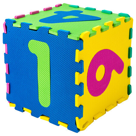 Puzzle pentru copii cu podea moale, joc de dame, 10 piese