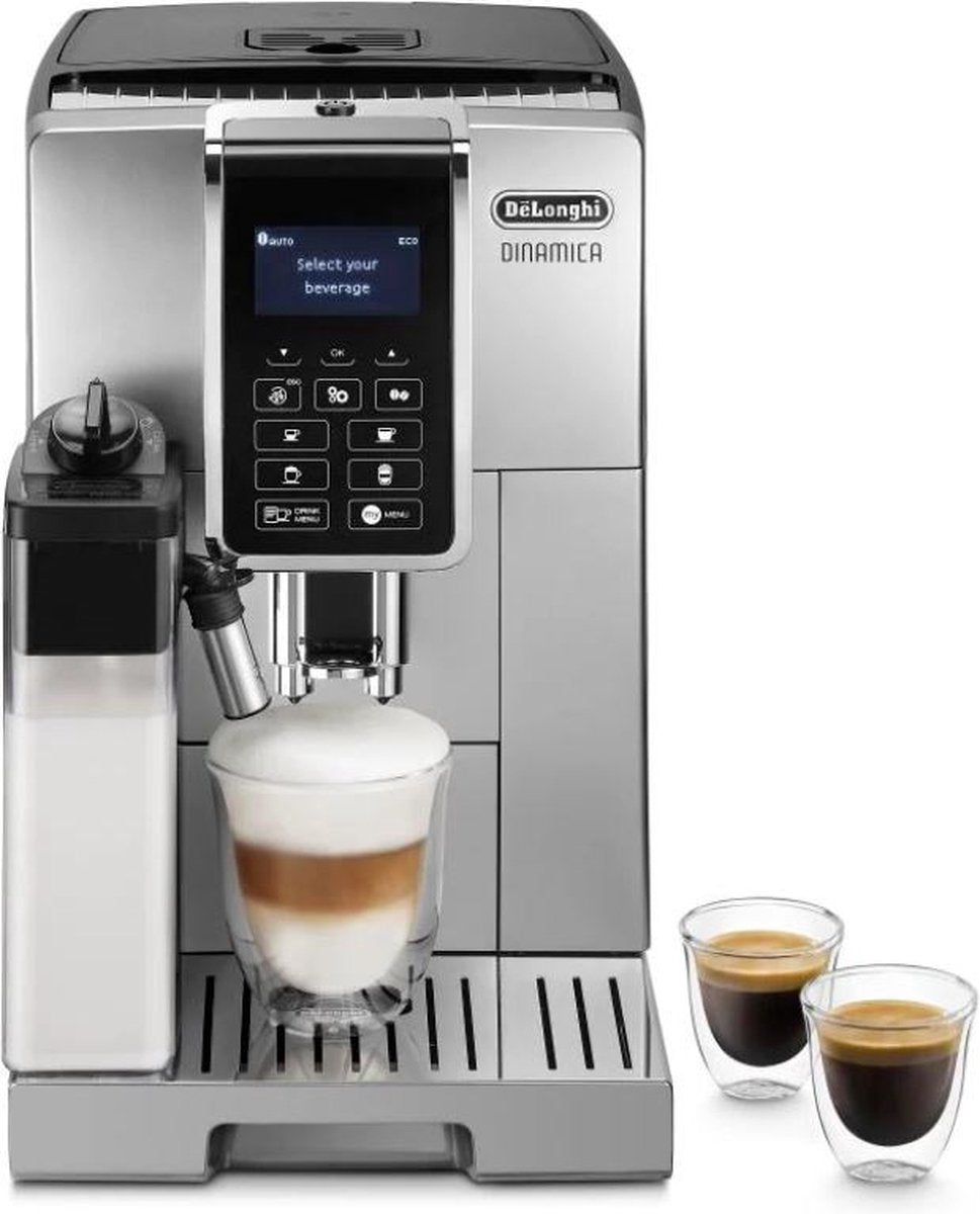 Espressor DeLonghi Dinamica ECAM 350.50.SB 1450 W, 15 bar, 300 g 1,8 L, Argintiu