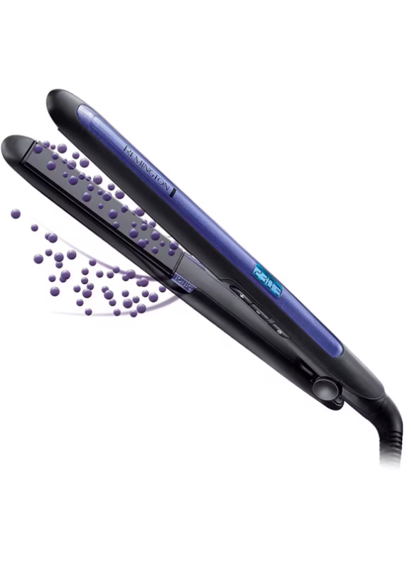 Placă de îndreptat părul Remington S7710, 230 de grade, funcție ionica, violet