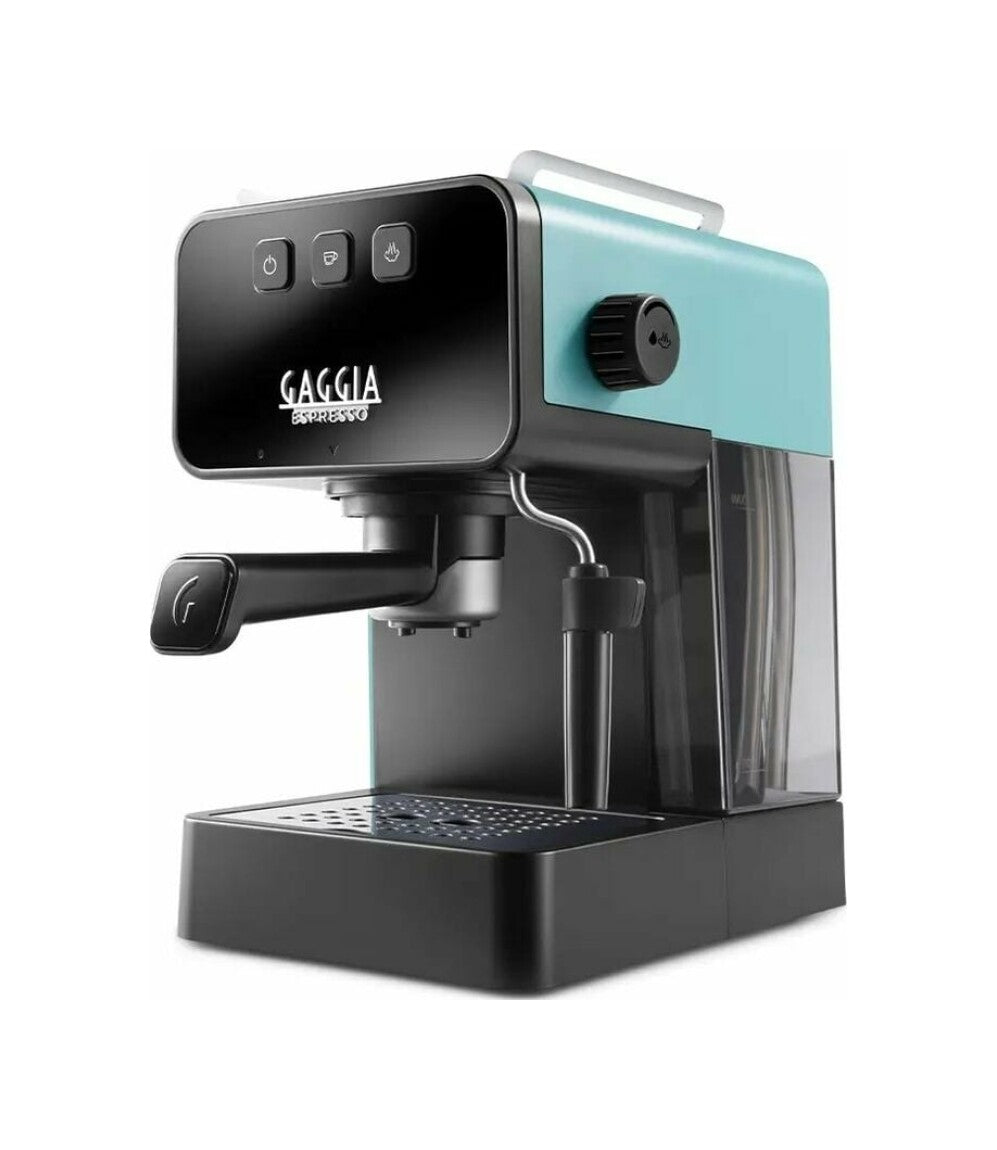 Espressor Gaggia Deluxe Style EG2111/66, 15 bar, Capacitate rezervor apă 1,2 l, 230V, 1900 W, Oprire automată, Funcție Memo, Verde deschis